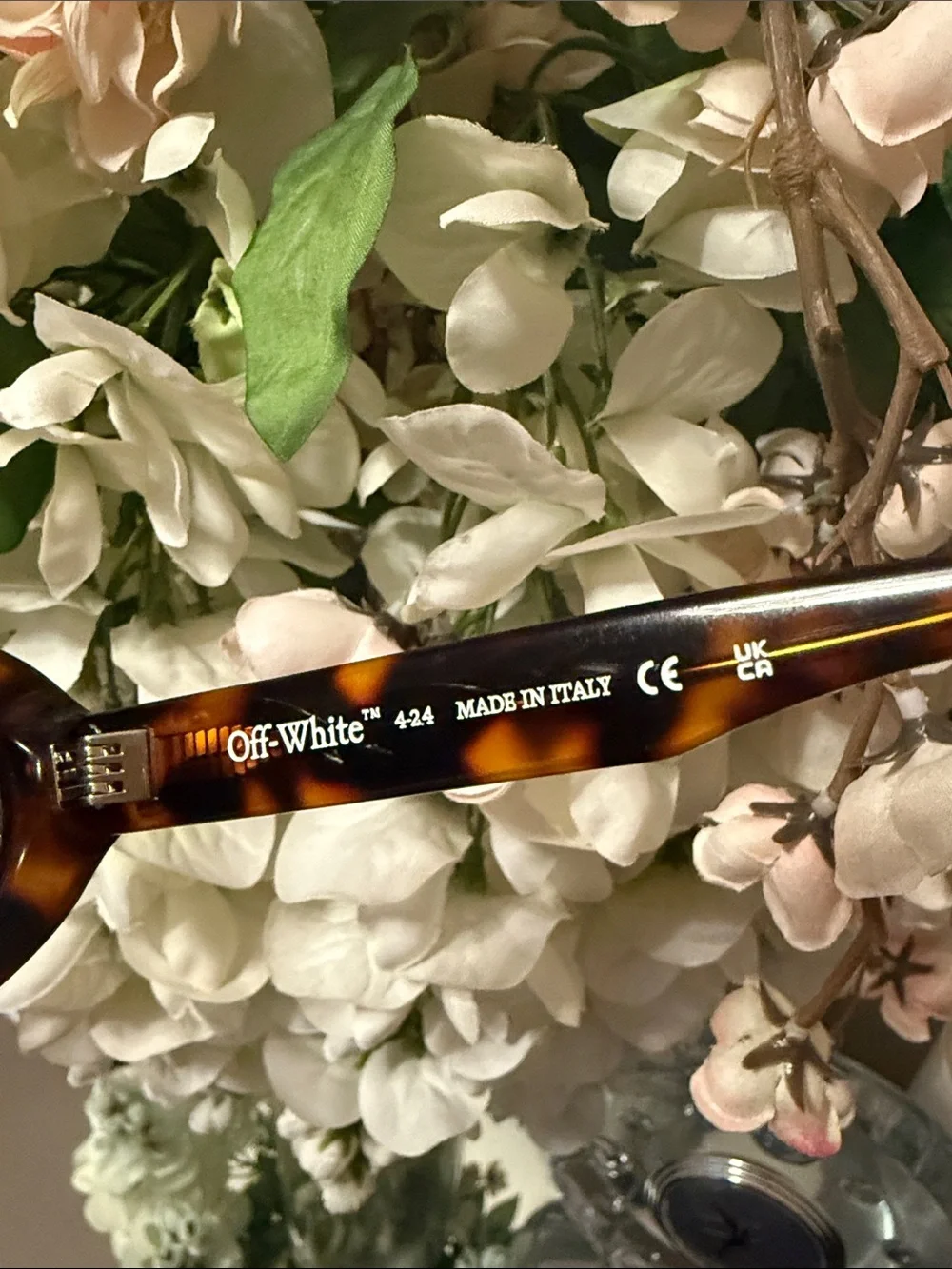 Off-White Edison sunglasses Havana Dark grey